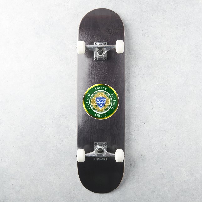 Darcy Shield & Celtic Cross Personalized Sticker (Skateboard)