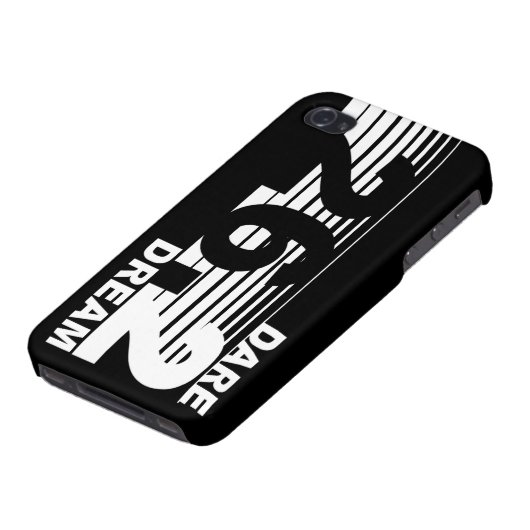 Dare 2 Dream - 26.2 Marathon iPhone 4 Case - Black (Bottom)