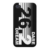 Dare 2 Dream - 26.2 Marathon iPhone 4 Case - Black (Back)