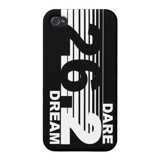 Dare 2 Dream - 26.2 Marathon iPhone 4 Case - Black (Back)