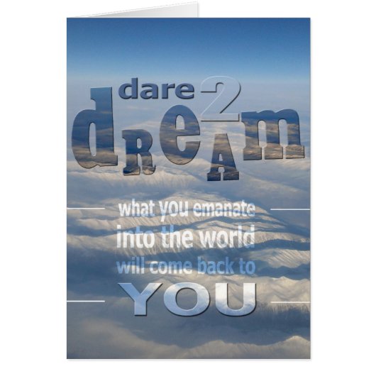 Dare 2 Dream Cards (Front)