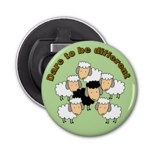 Dare To Be Different Black Sheep Bottle Opener