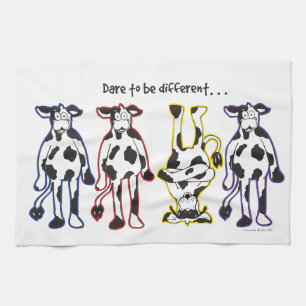Dare to be different Cows Towel