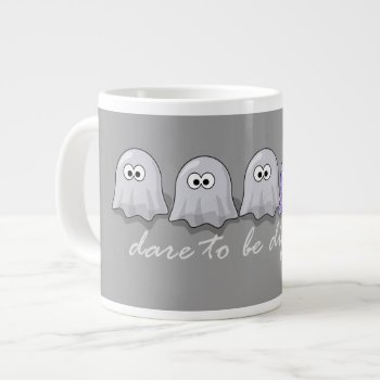 Dare To Be Different Ghosts Large Coffee Mug by HolidayBug at Zazzle