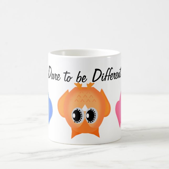 Dare to be Different Hoot Owls Mug (Center)