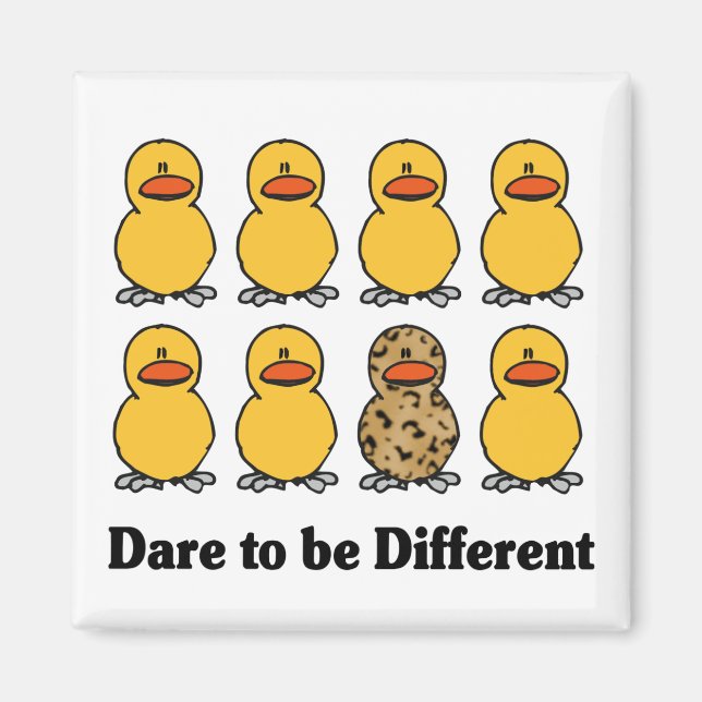 Dare to be Different magnet (Front)