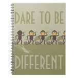 Dare to be different, monkeys, safari notebook