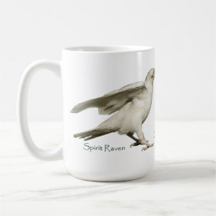 DARE TO BE DIFFERENT! Rare White Raven Photo Mug