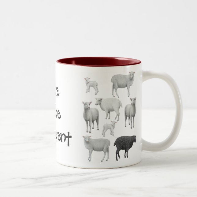 Dare to be Different Sheep Mug (Right)