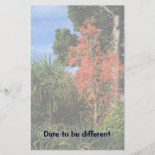Dare to be Different - Show off your true colors Stationery