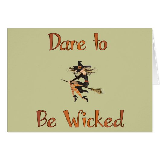 Dare to be Wicked Cards (Front Horizontal)