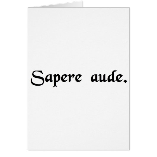 Dare to be wise. cards (Front)