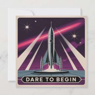 Dare To Begin Holiday Card