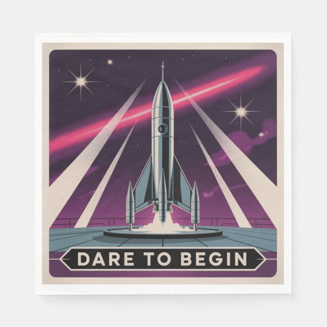 Dare To Begin Napkins (Front)