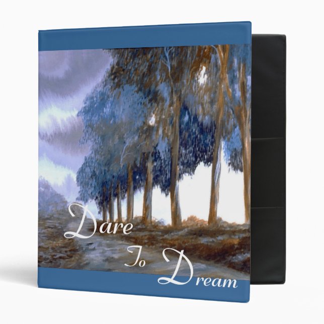 Dare To Dream Inspirational 3 Ring Binder (Front/Inside)
