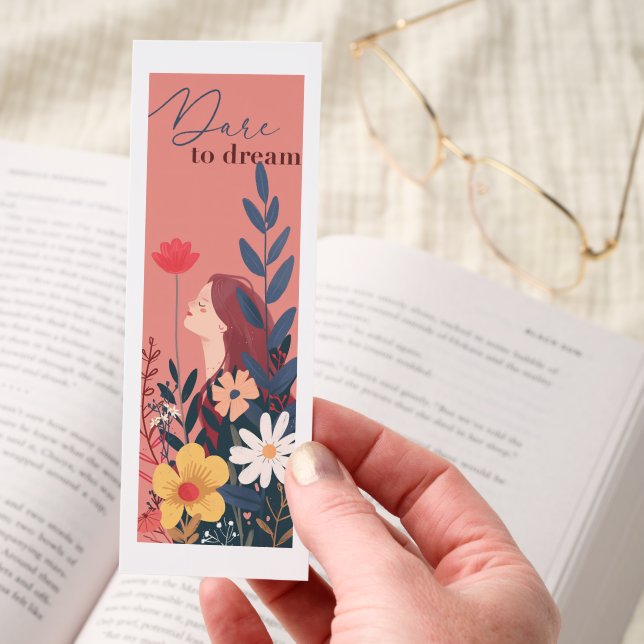 Dare To Dream Motivational Bookmark (Hand)