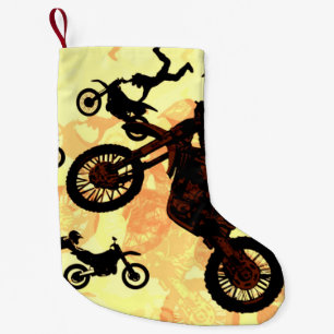 Dare to Fly - Motocross Stunts Small Christmas Stocking