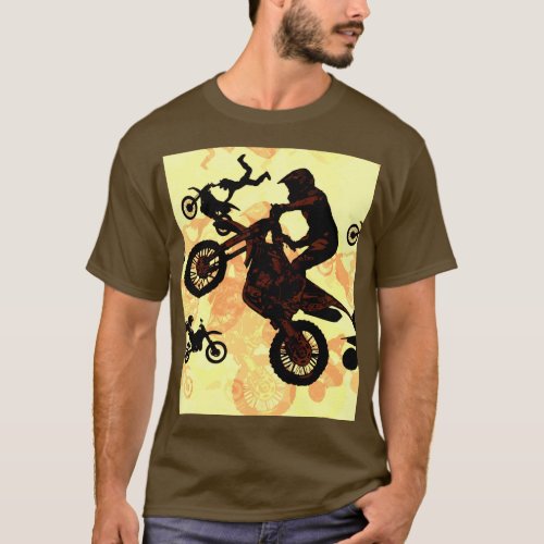 Dare to Fly _  Motocross Stunts T_Shirt