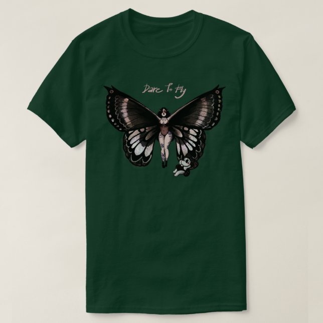 Dare to Fly  T-Shirt (Design Front)