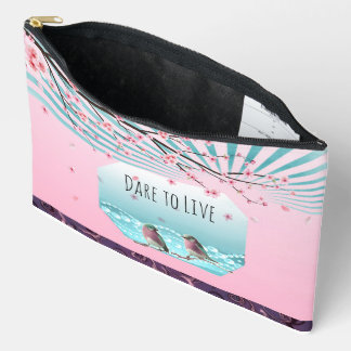 Dare to Live Accessory Pouch