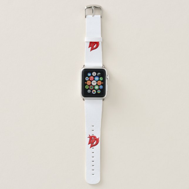 Daredevil inspired logo apple watch band (Front)