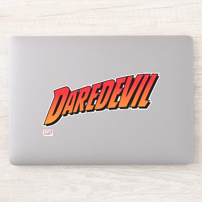 Daredevil Name Logo Sticker