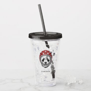Daredevil Panda Acrylic Tumbler Daredevil Panda Acrylic Tumbler