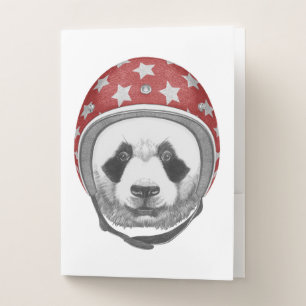 Daredevil Panda Pocket Folder