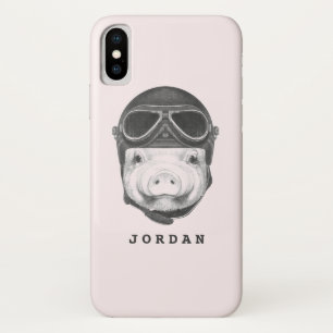 Daredevil Pig Add Your Name iPhone X Case