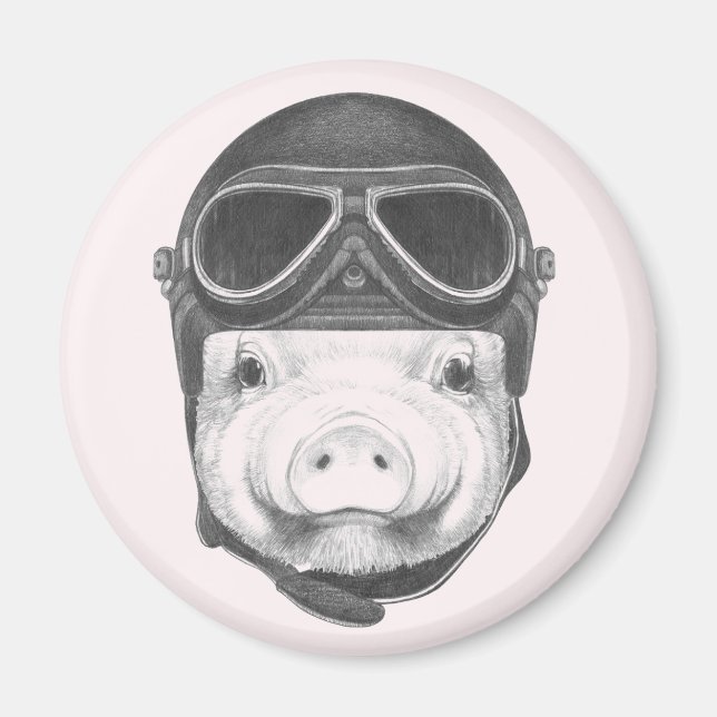 Daredevil Pig Magnet (Front)