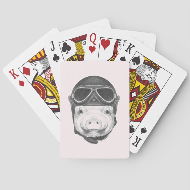 Daredevil Pig Poker Cards (Back)