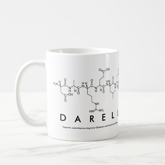 Darell peptide name mug (Left)