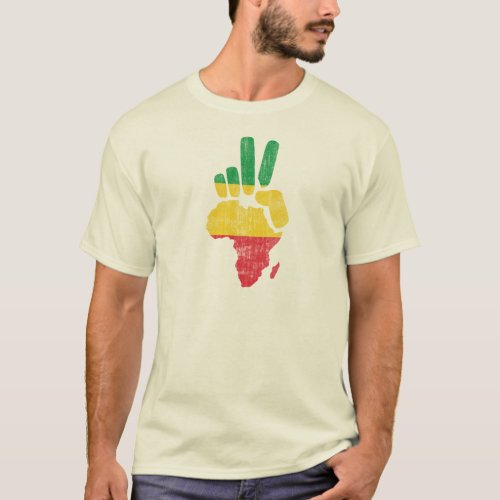 darfur africa peace hand T_Shirt