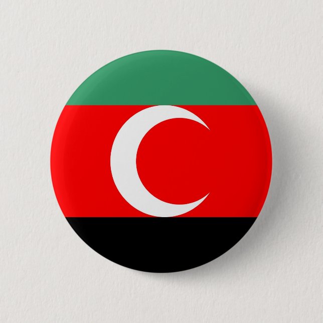 darfur region ethnic flag sudan country pinback button (Front)