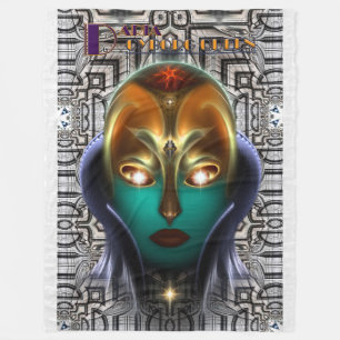 Daria Cyborg Queen Tech Fleece Blanket