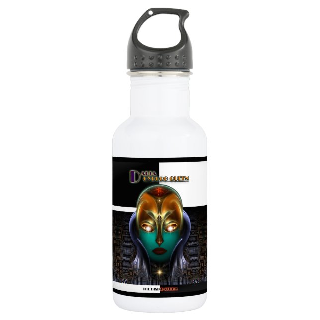 Daria Cyborg Queen The Rising Storm Water Bottle (Front)