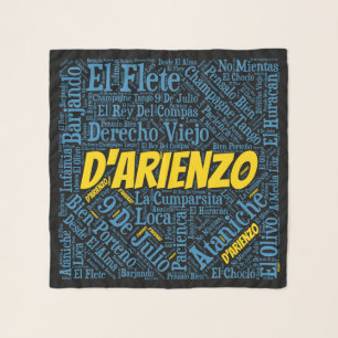 D'Arienzo Tango Word Art Scarf