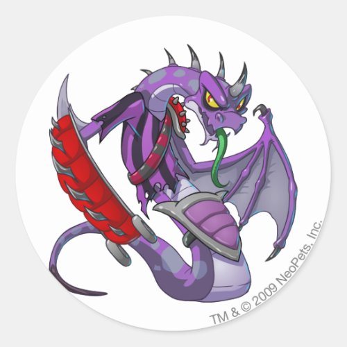 Darigan Citadel Team Captain 2 Classic Round Sticker