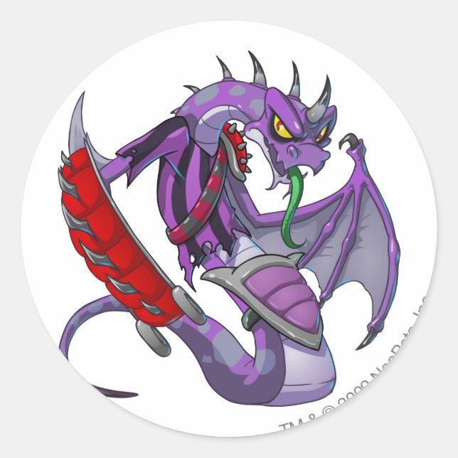 Darigan Citadel Team Captain 2 Classic Round Sticker (Front)