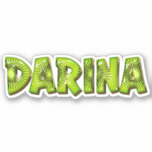 Darina Name Kiwi Design Decal Sticker