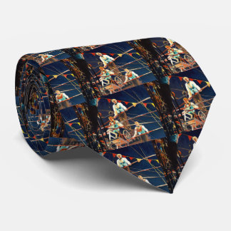 Daring Flying Wallendas Trapeze Circus Act Neck Tie
