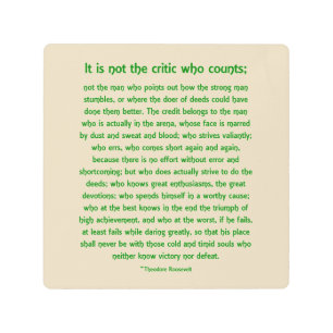 Daring Greatly - Metal Wall Art