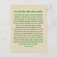 Daring Greatly - Postcard