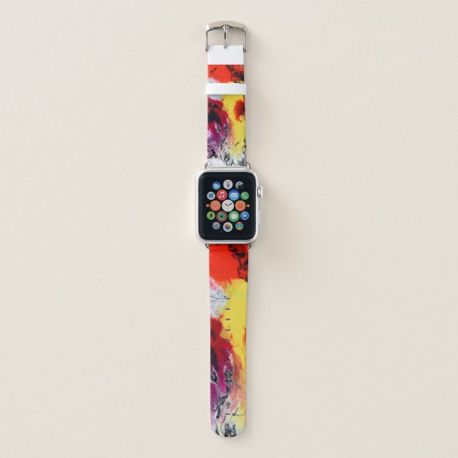 Daring Plaid Customizable Apple Watch Band (Front)