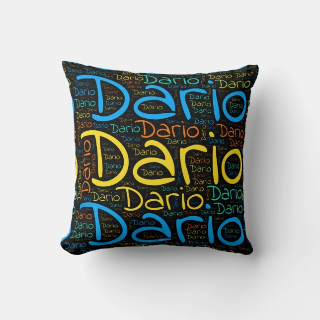 Dario Throw Pillow (Front)