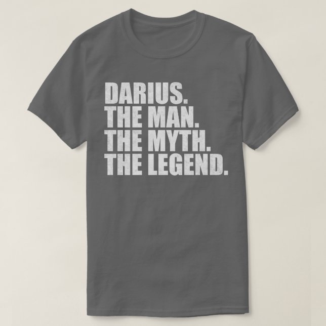 DariusDarius Name Darius given name T-Shirt (Design Front)