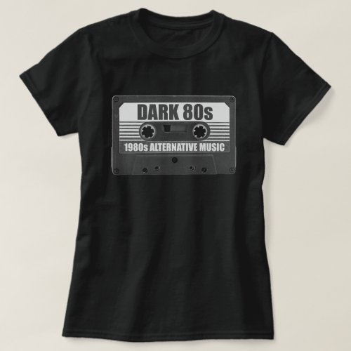 DARK 80s Cassette Tape T_Shirt
