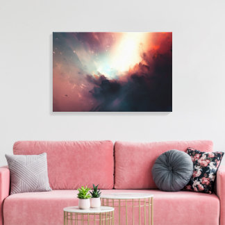 Dark abstract art print