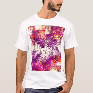 Dark Abstract Blots Background T-Shirt