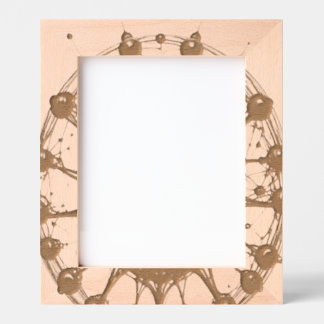 Dark Abstract Dreamcatcher Organic Tech Art Engraved Frames